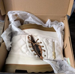 Women's Sperry Boots Saltwater 2.0 TXT WHT size 9.5 - Picture 1 of 2
