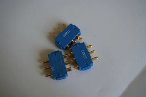 Hypertronics LBMST 3 Pin Male, solder cup for 12 awg wire, Smiths Connectors - Picture 1 of 3