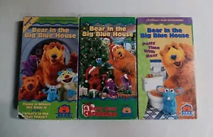 3x Bear in the Big Blue House VHS Lot - Vol 1, Berry Christmas, Potty Time ✔️ - Picture 1 of 6