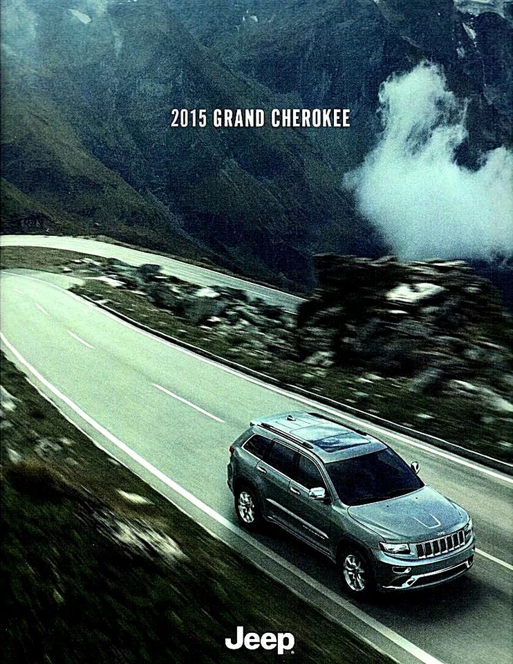 Jeep Grand Cherokee 2015 - folleto de ventas de lujo de 38 páginas en Estados Unidos + guía del comprador - nuevo como nuevo Foto 1 de 1
