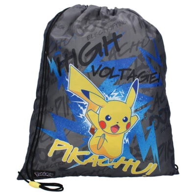 Pokemon Pikachu Turnbeutel Sportbeutel Rucksack Tasche Schwimmtasche Schuhtasche