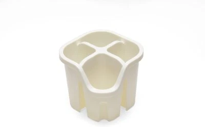 Addis Plástico Lavado Cubiertos Escurridor Lino Crema 4 Compartimentos 517938 Foto 1 de 3