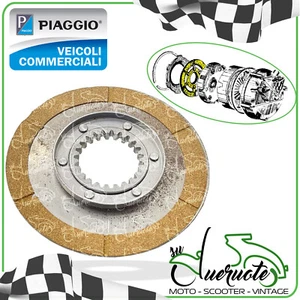 DISCO FRIZIONE PER APE MP 500 501 600 CAR D 450 500 E 350 400 SUGHERO CONDOTTO - Foto 1 di 3