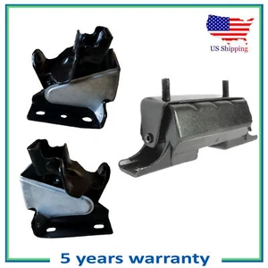 Set 3Pcs Engine Motor & Trans Mount For 00-06 CADILLAC CHEVROLET GMC 6.0L 6.2L - Picture 1 of 9