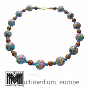 Alte Aventurin Murano Glas Halskette vtg murano glass necklace - Imagen 1 de 3
