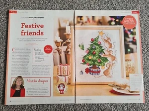 Festive Friends Christmas Mice Cross Stitch Pattern - Pattern Only - Picture 1 of 4