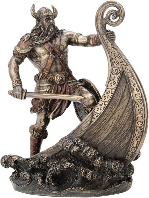 Viking Shieldmaiden Norse Mythology Statue Bronze Finish Shield Maiden –  hotproductsllc