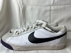 Nike Air Blazer Varsity White/Gray/Purple/Black Sneaker Shoes 317552-101 Size 13 - Picture 1 of 11