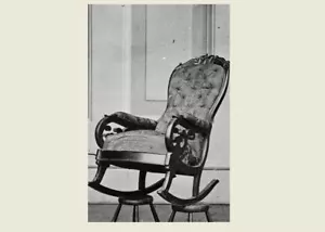 Abraham Lincoln Assassination Chair PHOTO Teatro Ford John Wilkes Booth Shot - Imagen 1 de 1