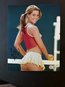 Ashley Harkleroad Hot Autogramm signed sexy Tennis 8x10 Foto Beckett BAS coa - Bild 1 von 1