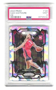 2023-24 PANINI PRIZM ICE #129 CAM WHITMORE ROOKIE BASKETBALL CARD PSA 9!! - Picture 1 of 2
