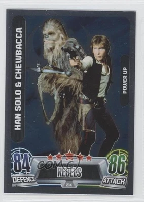 2013 Topps Force Attax Star Wars Movie Edition Series 2 Han Solo & Chewbacca - Image 1 of 2