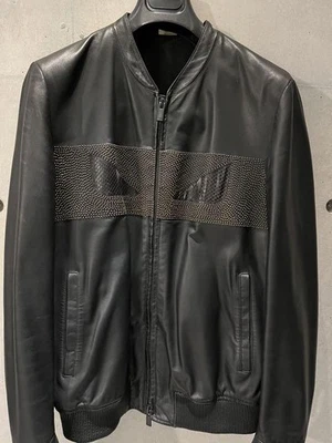Fendi Monster Leather Jacket Size 50 - Image 1 of 4