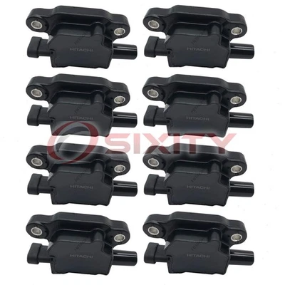 Bobinas de encendido Hitachi de 8 piezas para Chevrolet Silverado 3500 2008-2018 6,0 L V8 LZ Foto 1 de 4