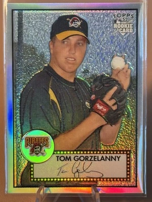 Topps '52 Edition 2006 refractor cromado Tom Gorzelanny/552 Piratas Foto 1 de 2