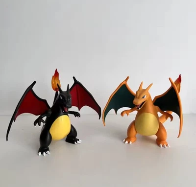 Pokémon Action Figur Glurak Spielzeug 10cm Anime Dinosaurier Charizard Statue - Bild 1 von 2