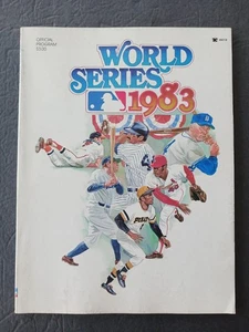 1983 MLB Baseball World Series Official Program Phillies Orioles - Picture 1 of 24