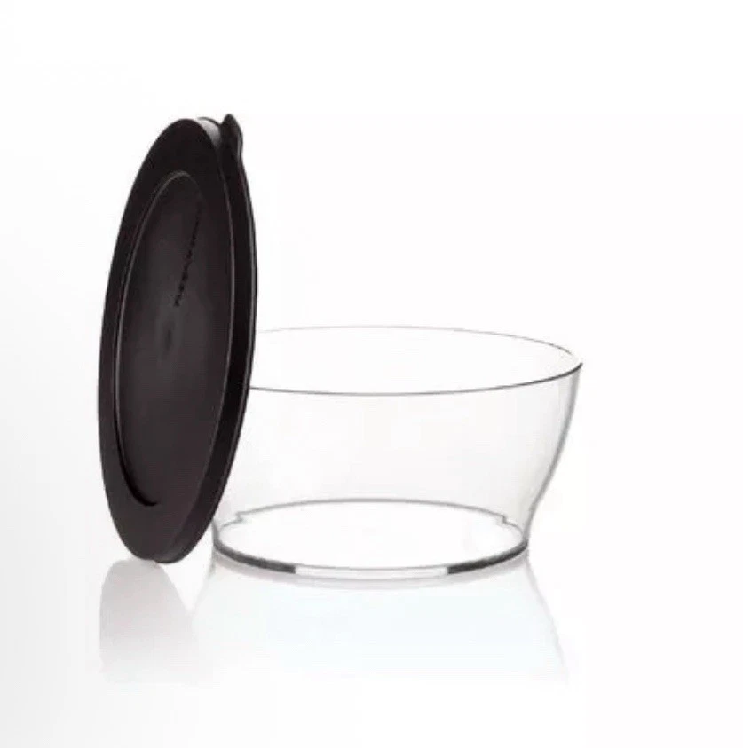 Tupperware Eco Clear Bowl 610ml with Black Seal Brand New Clear Mate - Image 1 of 1
