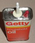 Uncommon+NOS+Vintage+GETTY+4+Oz+Household+Oil+Can+-+Cool+1960%27s+Handy+Oiler+Tin