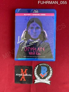 Isabelle Fuhrman autographed signed Orphan First Kill Blu-Ray Beckett COA - Picture 1 of 4