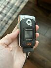 Sony Ericsson W300i Walkman flip cell phone - Unsure Of Working Condition