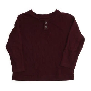 H&M, Henley Shirt, Größe: 92, Rot, Baumwolle, Einfarbig, Sweat, Jungen #bUF - Bild 1 von 5