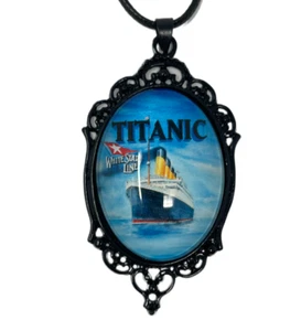 Titanic Necklace Victorian Jewelry RMS Titanic White Star Line Ship - Picture 1 of 8