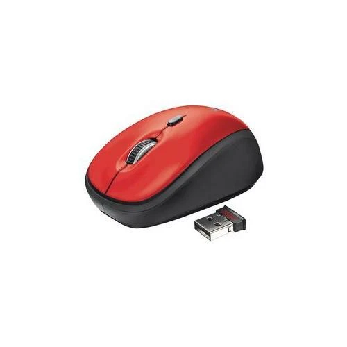 19522 Trust Mouse Yvi Wireless Red - Image 1 of 2