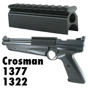 Crosman 1377, 1322 Scope Rail Mount Weaver Picatinny 20mm 3.75” 9 Slot USA - Picture 1 of 8