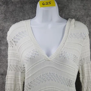 Tommy Bahama Natación Cubre Mujer S Blanco Encaje Crochet Capucha Barco Piscina Crucero - Imagen 1 de 9