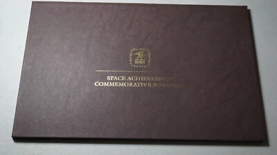 Space Achievement Commemorative Souvenir US Postal StampsOfficial Signed Limited - Image 1 of 4