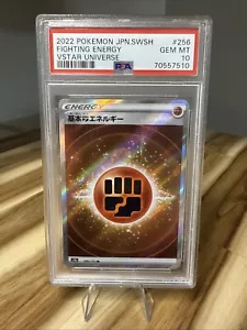 2022 Pokemon Sword & Shield - VSTAR Universe (s12a) Fighting Energy PSA 10 - Picture 1 of 2