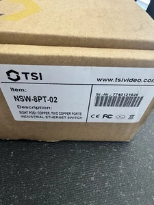 TSI  NSW-8PT -02  Eight Poe + Copper,2 Cooper Ports Industrial Ethernet Switch  - Picture 1 of 14