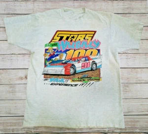 VINTAGE 1991 23rd ANNUAL HILLBILLY SPEEDWAY RACECAR TSHIRT LARGE FUNNY - Picture 1 of 9