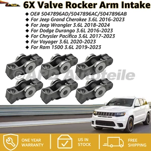 For Dodge Jeep Chrysler Ram 3.6L 2016-2024 6X Valve Rocker Arm Intake 5047896AD - Picture 1 of 14