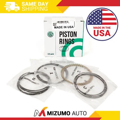 USA Piston Rings Fit 92-00 Honda Civic Del Sol 1.6 1.5 SOHC D16Y5 D16Y7 Y8 D15Z1 - Image 1 of 4