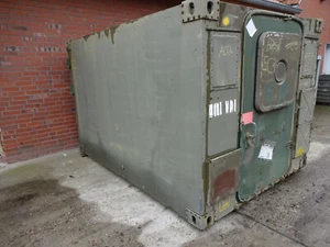 Shelter FM1 Isoliert Container Funk Kabine BW Dornier Container 2,9m x 2,0m Bund - Bild 1 von 19