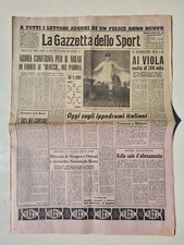 Dello Sport magazine January 1, 1958 Kurt Hamrin - Milan - Maspes - Orian