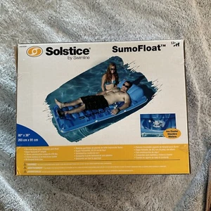 Sumo Float Swimming Pool Mattress | Solstice Inflatable Leisure Mat Swimline X - Picture 1 of 3