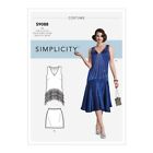 SIMPLICITY Sewing Pattern 9088 Misses Women Ladies Costume, Flapper Dress 6-14
