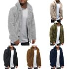 Trendy Hooded Hoodie Jacket with Fur Lining for Men's Stylish Winter Outfit