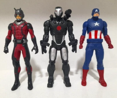 Marvel Ultimate protectors Ant-man Captain America War Machine figure bundle 6"  - Image 1 of 4