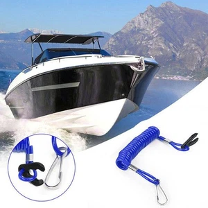 For Jet Ski Wave Runner Stop Kill Key Floating Lanyard Safety Rope 1pcs - Picture 1 of 15
