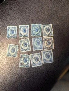 US SCOTT # R152 LIBERTY REVENUE LOT 1875 (11) VARIOUS CANCELS - Picture 1 of 3