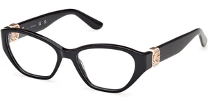 Montatura occhiali da vista donna Guess neri occhio di gatto con cerniere acciaio 5 barre GU50119 001 51 - Foto 1 di 4