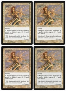 Angelic Protector x4 4x 1997 Tempest PLAYSET White Uncommon Creature MTG NM AZ1 - Picture 1 of 2