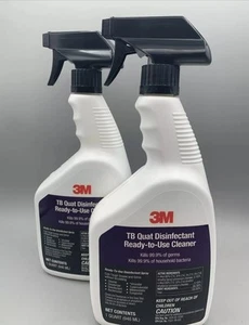 3M TB Quat Disinfectant Ready To Use Cleaner  2 PACK (1 Qt) NEW - Picture 1 of 2