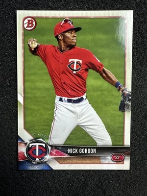 NICK GORDON 2018 Bowman Baseball QTY #BP49 Minnesota Twins - Image 1 of 2