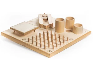 Neues modulares Snackbrett, Fummelbrett, Activity Board aus Holz für Katzen - Bild 1 von 6