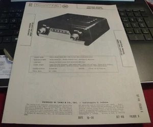 MODELO DE RECEPTOR DE AUTOMÓVIL LINCOLN AM: 88BH (FFC-15491-B) (SAMS PHOTOFACT 418-8) - Imagen 1 de 1